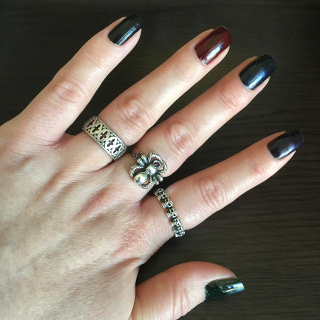 Rimmel's Rita Ora Shades of Black Nail Polish